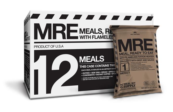 Meal kit supply MREs