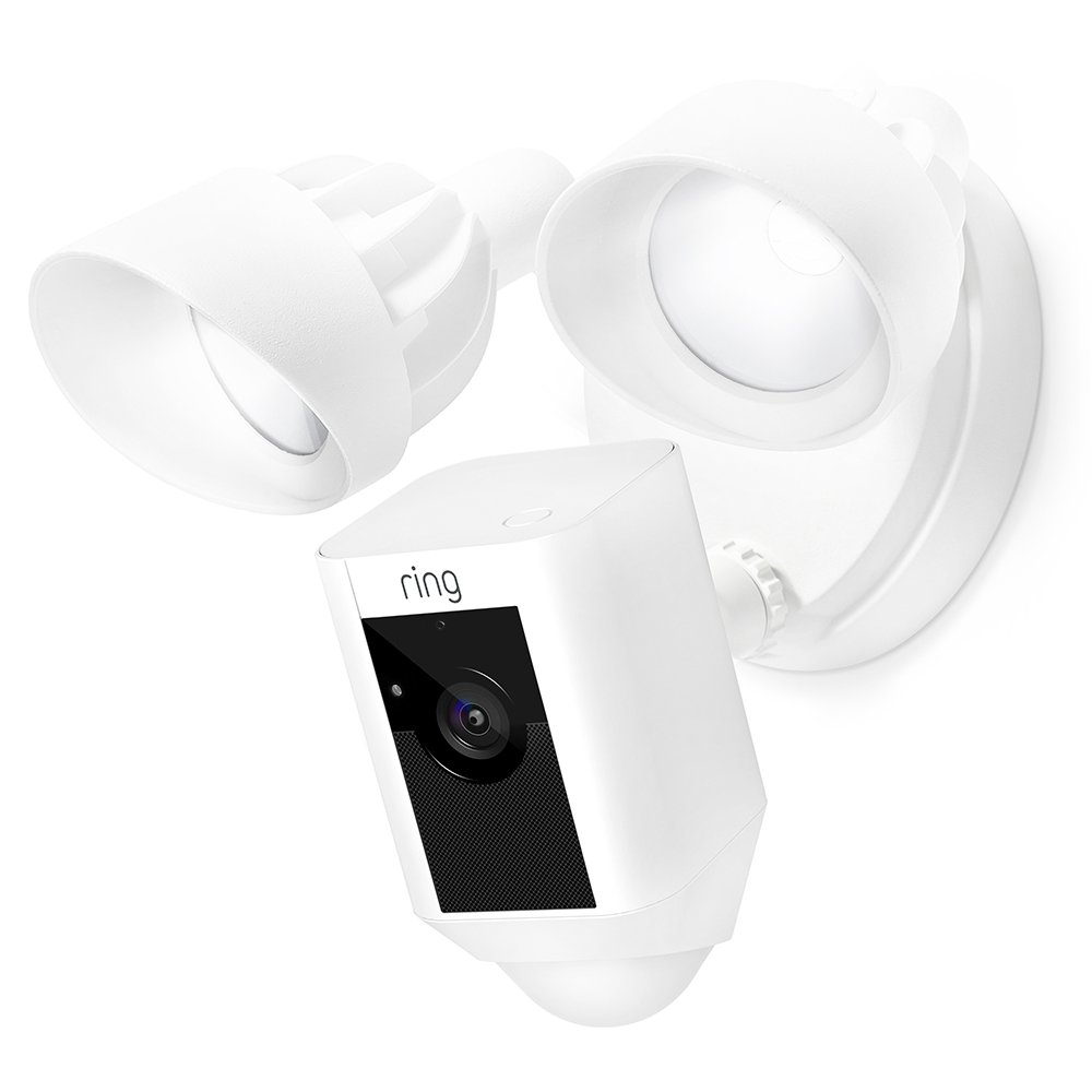 Ring Outdoor Security Camera and floodlight